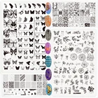 14,5*9.5 фотоэлемент животных Дизайн Ногтей изображение штамп пластины Маникюр шаблоны инструменты для дизайна ногтей