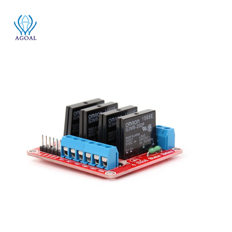 Твердотельное релейное устройство 5 В 4 канала высокая выходная мощность