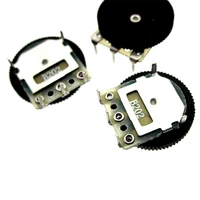 50pcs gear dial potentiometer b202 b2k single 3pin 142mm