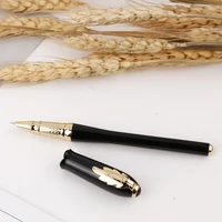 picasso 986 fountain pen fine hooded nib black and golden leaf