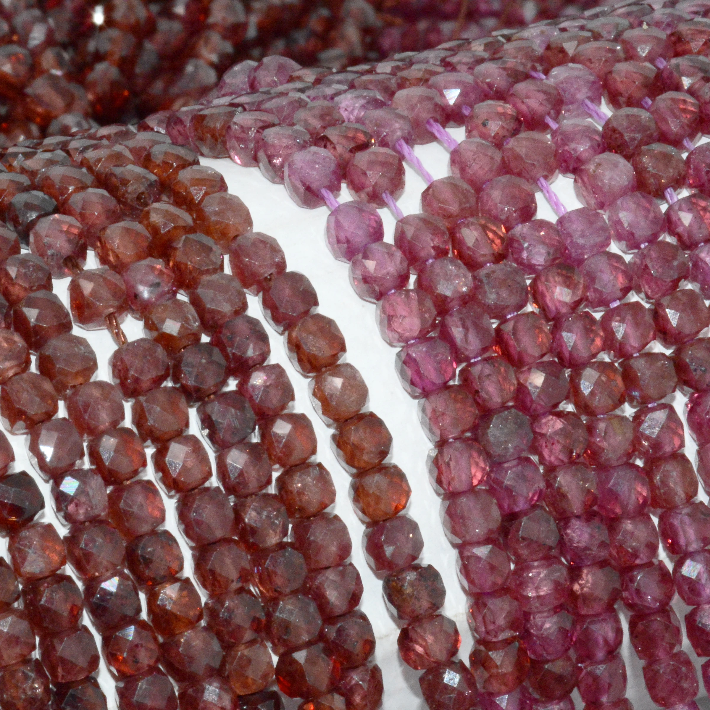 Натуральсветильник свет родолит/алмандан Гранат Граненый нерегулярный