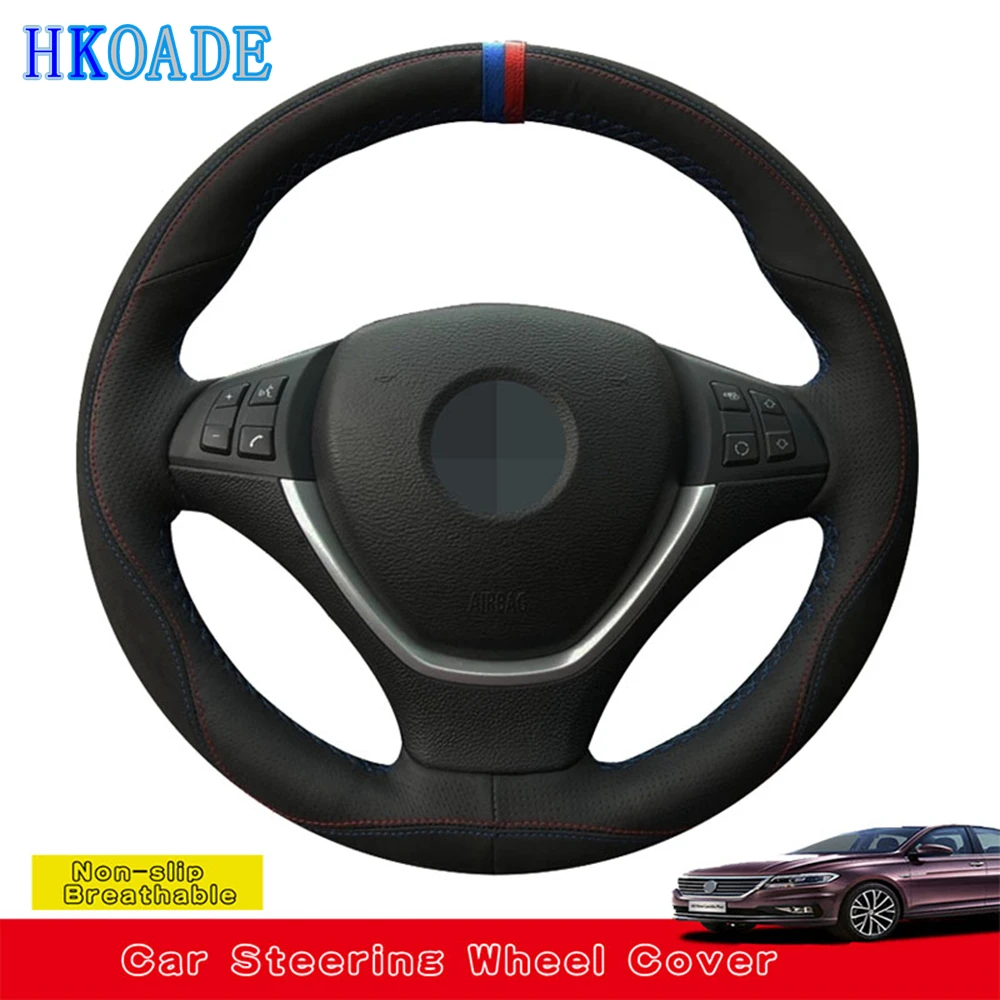 

Customize DIY Genuine Leather Car Steering Wheel Cover For BMW E70 X5 2008-2013 E71 X6 2008 2009 2010 2011-2014 Car Interior