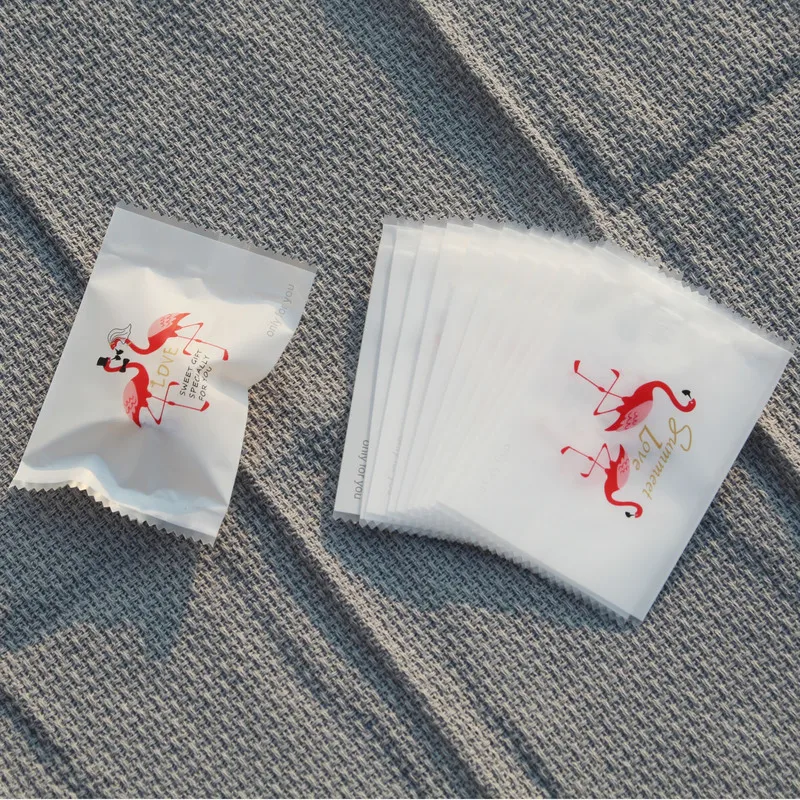 25 шт. пластиковые пакеты для печенья с фламинго|Подарочные сумки и упаковка| |