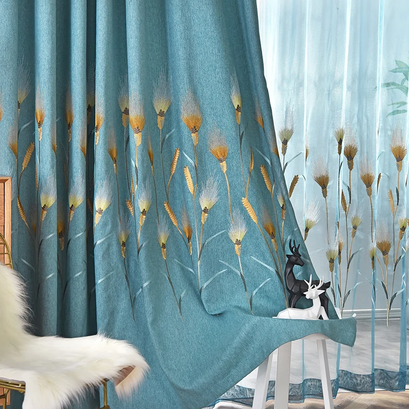 Занавески s скандинавские современные затемненные занавески для спальни простые