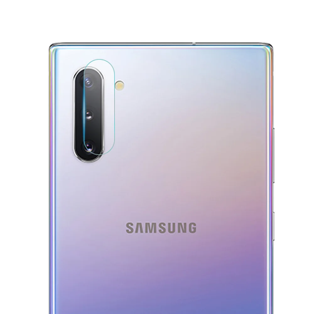 Clear Ascromy для samsung Galaxy S10 Note 10 Plus 10+ S10+ металлическая защитная пленка для камеры Защитная пленка для экрана - Цвет: Clear