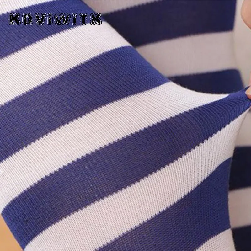 Rainbow Knee Stockings for Womens Sox sexy Thigh high long Stocking Stripe plus size Red\Black compression Girls winter Women