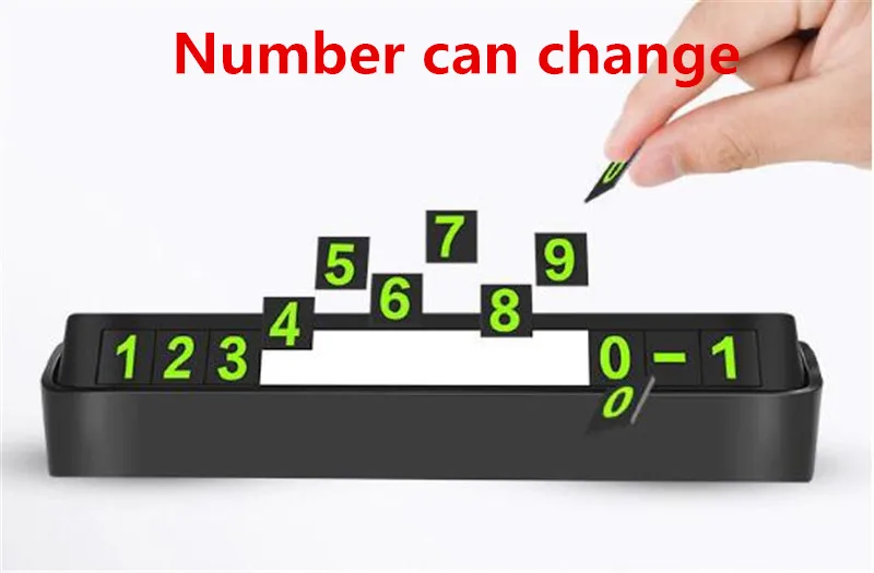 【New】1PC автомобильный Стайлинг Временная парковочная карта телефонная карточка