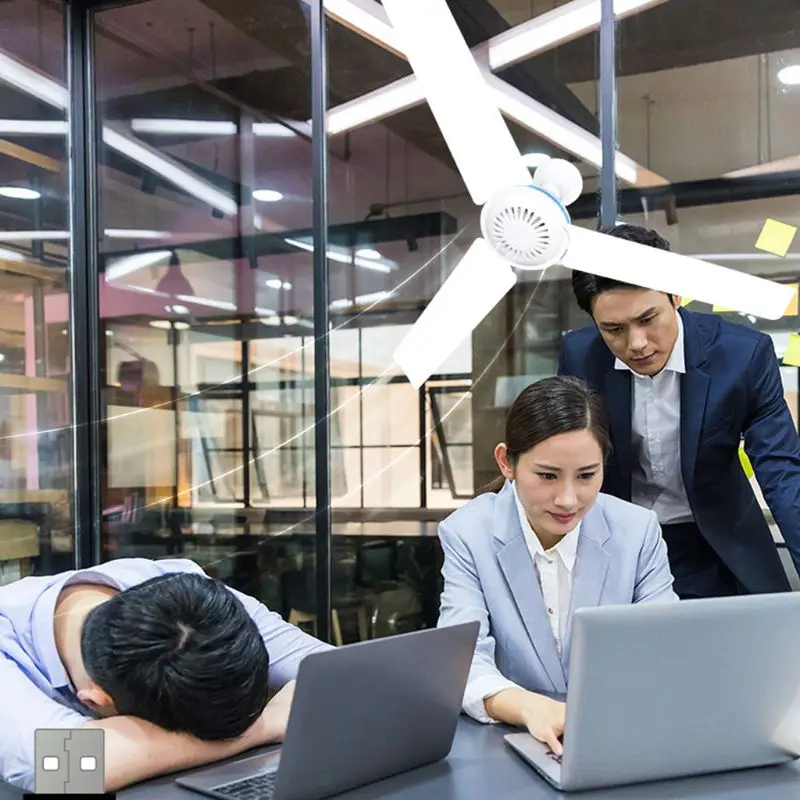 USB-вентилятор потолочный портативный для кемпинга 5 в пост. Тока | Бытовая техника