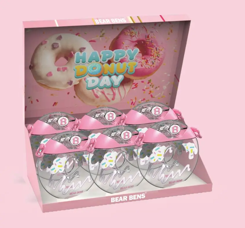 Детская кружка-пончик с соломинкой 380 мл | Мать и ребенок