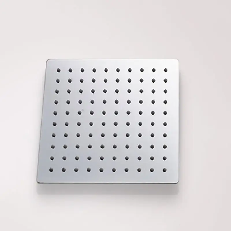 

Ultra-Thin Shower Head Large Top Stainless Steel Bathroom Square 6/8/10Inches Nozzle Rain Shower Bath Shower Head Spray Bathroom