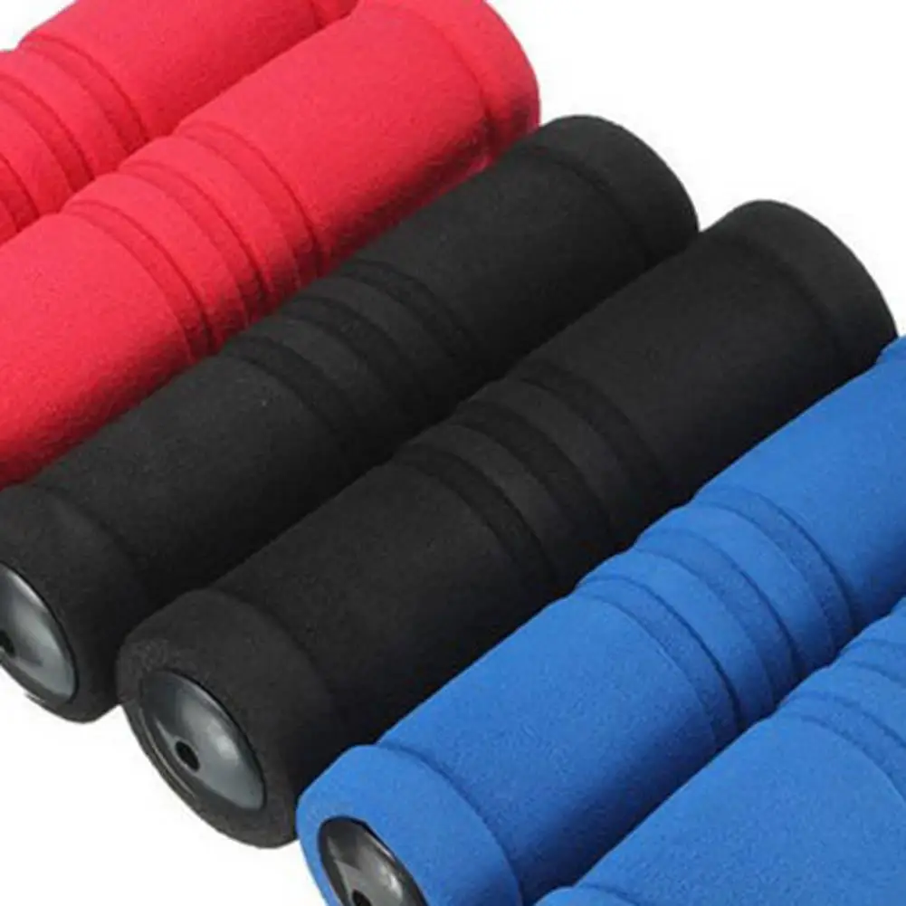 

1 Pair MTB Bike Bicycle Handle Handlebar Soft Durable Grip Sponge Bar Covers Increase friction safety sweat absorption breath