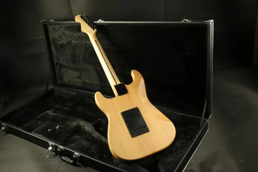 Высококачественная Разобранная гитара клен шеи красное дерево тела diy Гитарный