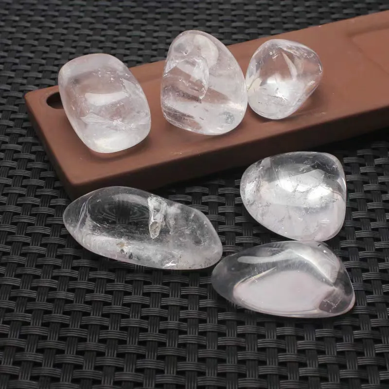 Натуральный прозрачный кварцевый кристалл драгоценный камень большие частицы