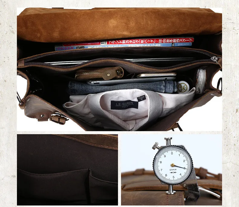 Рисунок 6 - Мужская Дорожная сумка из кожи Крейзи Хорс