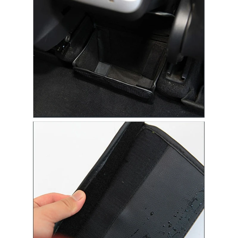 Автомобильный Органайзер под сиденье лоток черный ящик для хранения коробка
