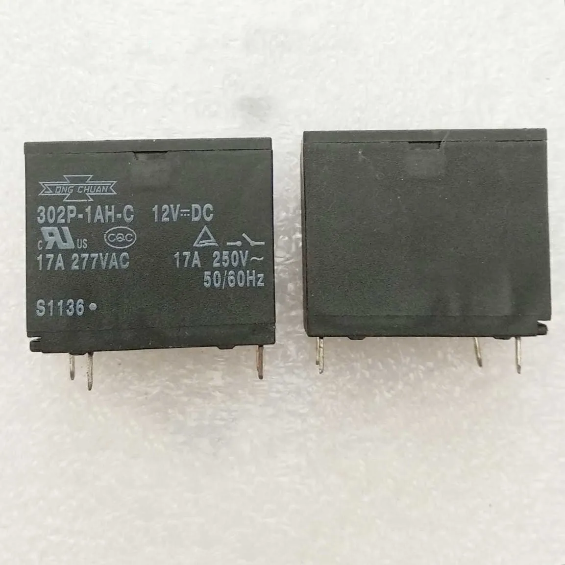 Новое реле 10шт./лот 302P-1AH-C 12VDC 302WP-1AH-C 12VDC 302WP-1AB-C 302WP 1AH C 12VD 302p-1ah c-12vdc 302WP 1AB C 17A 4PIN