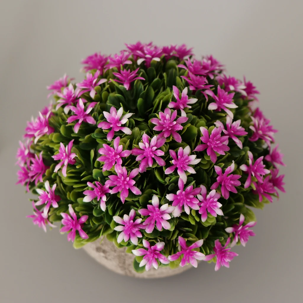 Hot Sales Artificial Shrubs Faux Plastic Fake Gypsophila Potted Flowers Indoor Outside Home Garden Office Wedding Decor | Дом и сад
