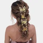 Женская заколка-пряжка с металлическим отверстием для волос