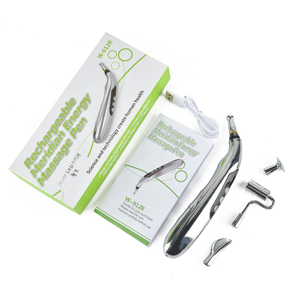 

Electronic Acupuncture Pen Laser Therapy Meridian Energy Stimulation Massager Pen Relief Pain USB Chargeable Health Care Tools