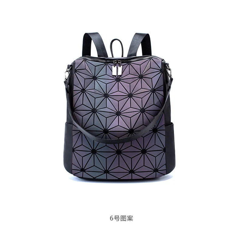 

Backpack Personality Large Capacity Travel Backpack Niche 2021 Autumn and Winter New Creative Design Reflective Backpack