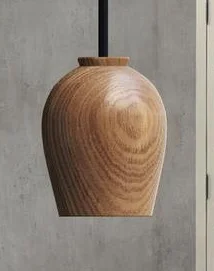 Wood Lamp Подвесной светильник в скандинавском стиле ретро, подвесные светильники из дубового дерева, E27, черная проволока, винтажный Лофт, домашнее освещение для гостиной, столовой, 90-260 в - Цвет корпуса: Wood Lamp
