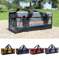 storage bag multi styles waterproof tent tool bag fashion print oxford cloth large capacity tent nails bag camping for outdoor
