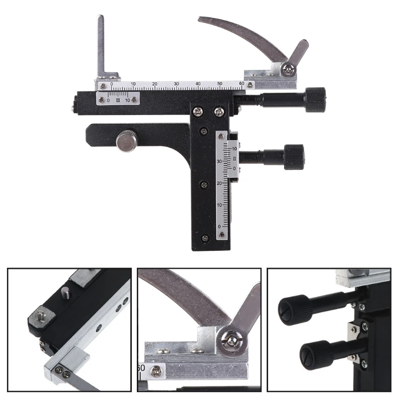 Microscope Attachable Mechanical Stage X-Y Moveable Caliper Vernier with Scale | Инструменты
