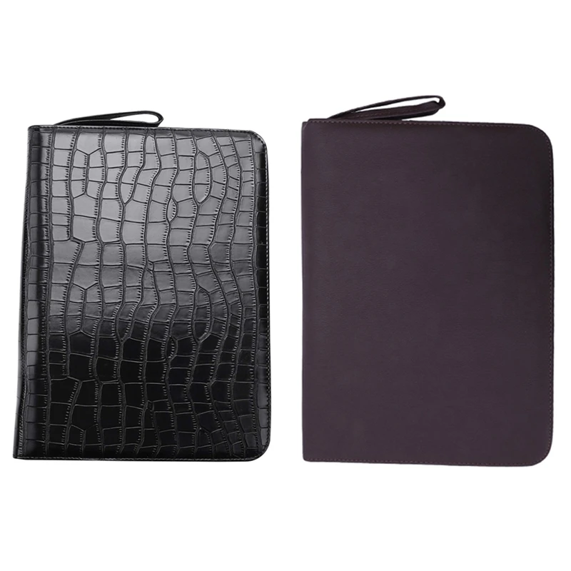 

1PC Brown Color Fountain Pen PU Leather Case Storage Holder with Large Capacity Fountain Pen Case PU Leather Black