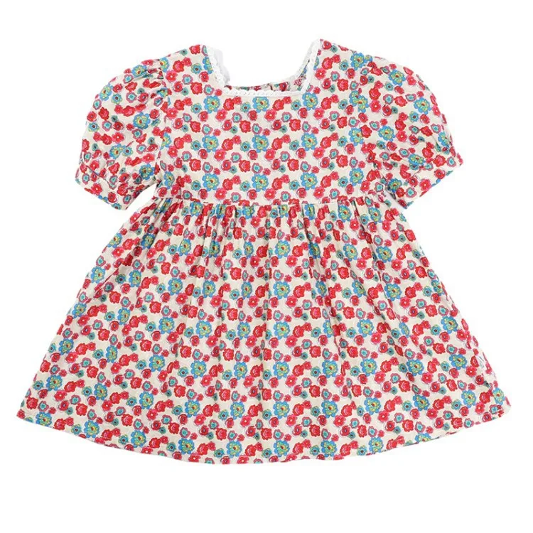 

2021 Summer Children's Clothes Girls Dresses Kids'baby Girl Dress Casual Princess Floral Dress Evening Prom Flower Girl