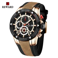dropshipping reward quartz wristwatch for men casual sport waterproof wrist watches top brand luxury luminous chronograph watch