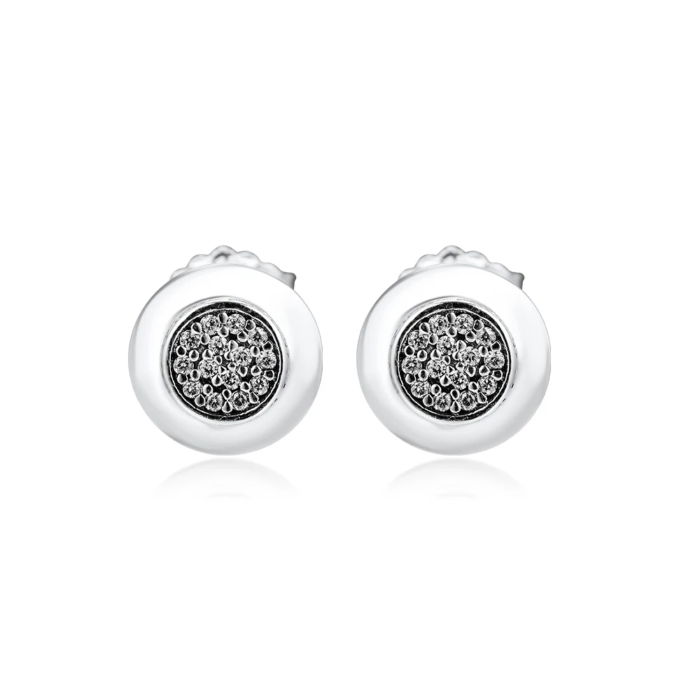 

Earrings for women Signature Stud Earring Kolczyki Aretes de Mujer Brincos 925 Sterling Silver Jewelry