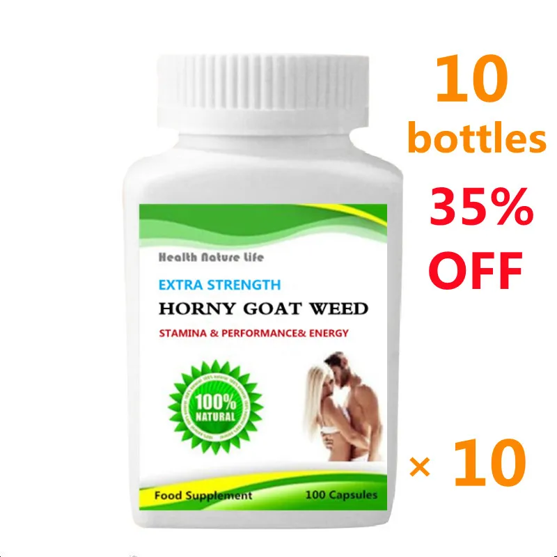 Чистый эпимедиум роговый козий порошок 20% Икариин-мака L-аргинин Tongkat Ali-повышение