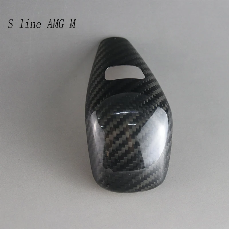 Автомобильный Стайлинг из углеродного волокна стиль рукоятка переключения
