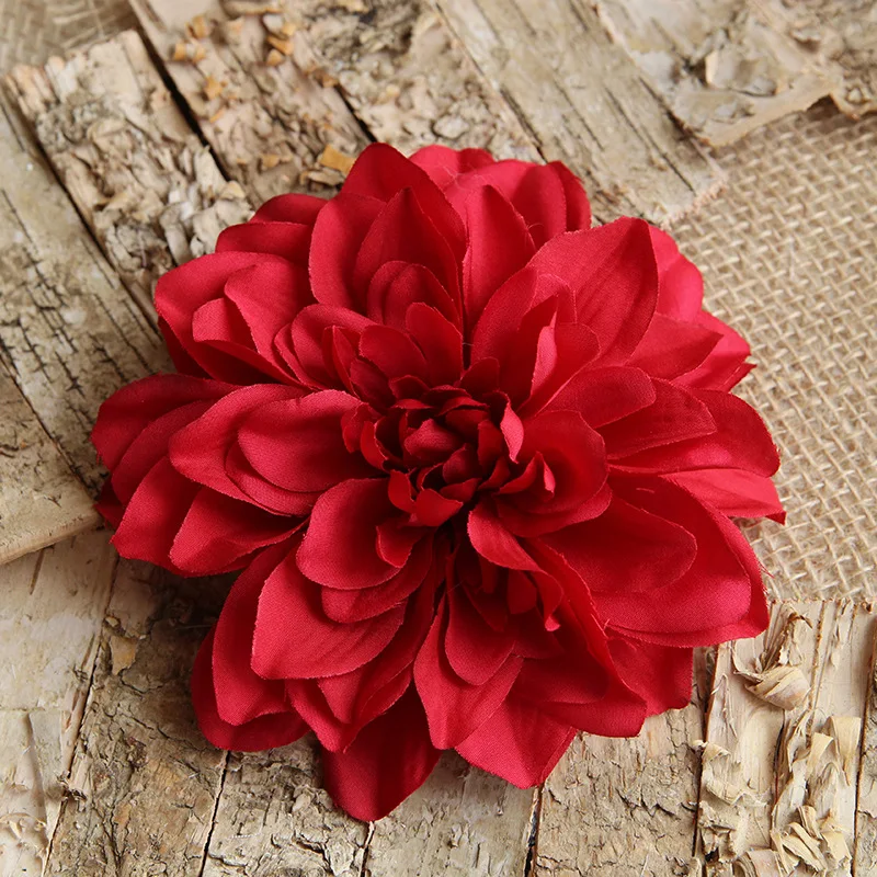 10 пьезы искусственные Далия Маргарита крисантемо cabeza сделай сам украшение для