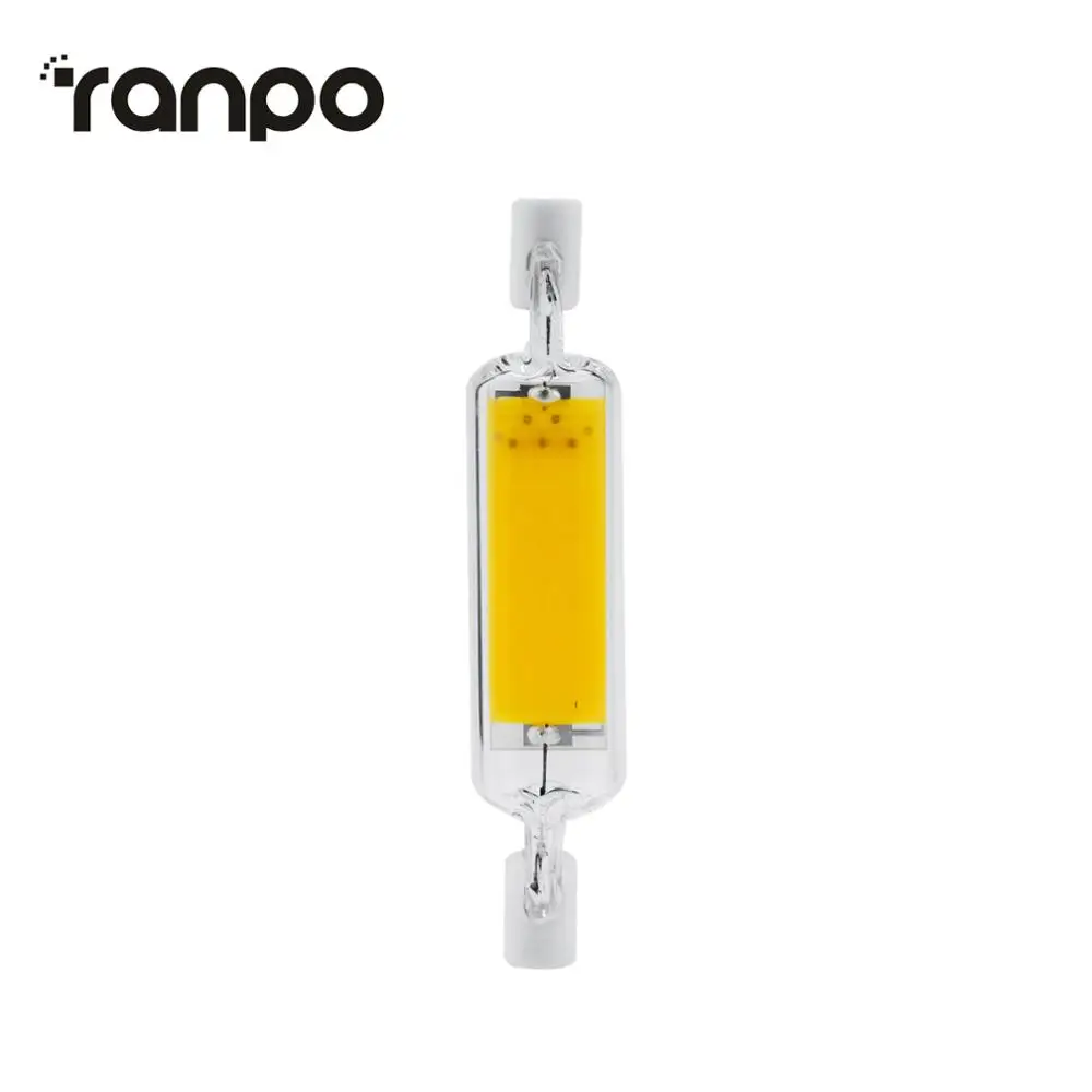 Dimmable R7s 5W 10W 20W 110V 220V LED COB Light Bulbs Floodlight Worklight J Type Double Ended White Lamp Glass Tube Univers | Лампы и