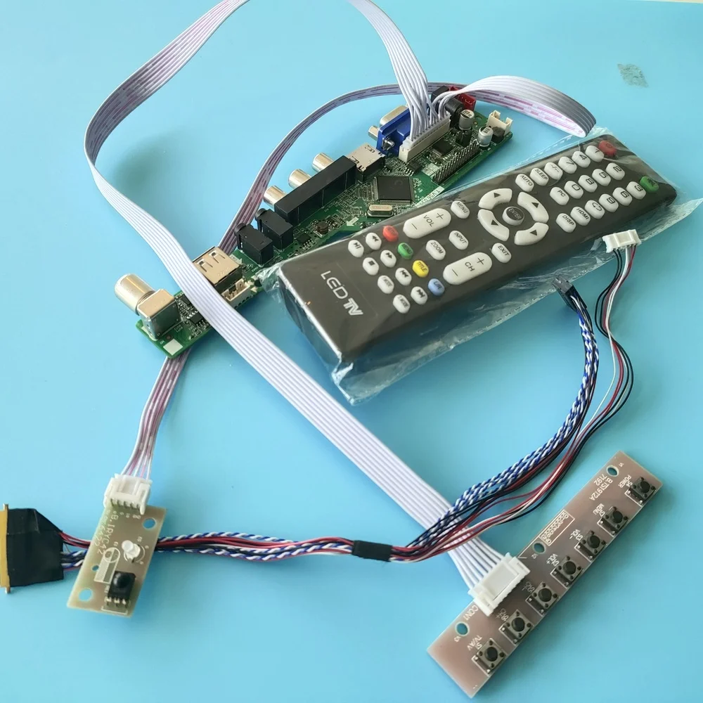 Комплект для N154C6-L01/L02/L04/L06 1440x900 контроллер доард ТВ LVDS Экран дисплея AV аудио светодиодный VGA ЖК-дисплей пульт HDMI Панель USB 40pin