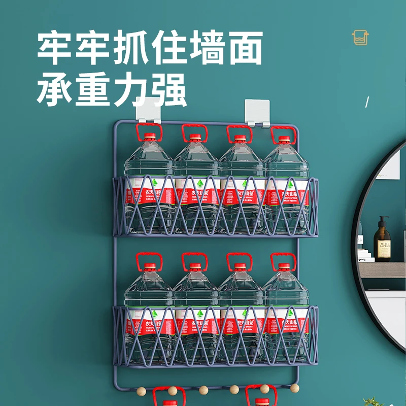 

No punching toilet rack wall mounted storage rack bathroom supplies complete bathroom wall rack hook