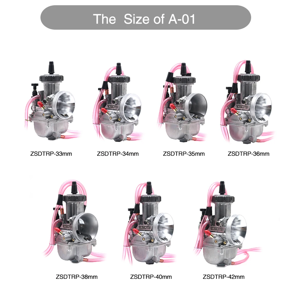 Карбюратор Alconstar PWK для мотоцикла Keihin 33 34 35 36 38 40 42 мм универсальный карбюратор