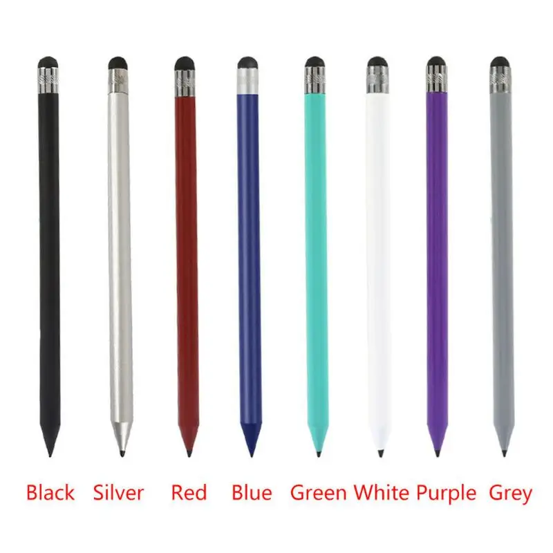 41qa retro round thin tip touch screen pen capacitive stylus pen replacement for ipad iphone mobile phones tablet accessories free global shipping