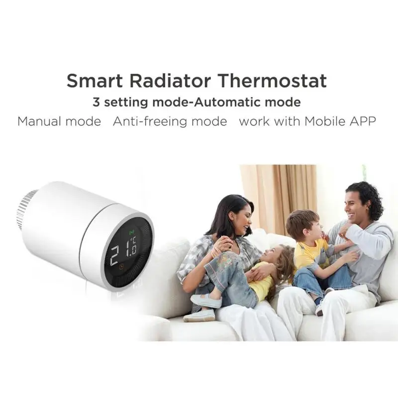 

Tuya Smart Zigbee Thermostat Radiator Valve Actuator Programmable Smart Temperature Control APP Smart Life Alexa Google Home