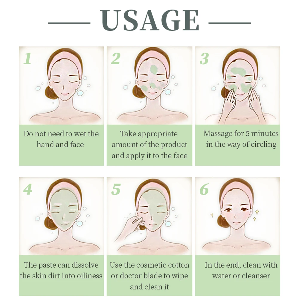 Яркая Гламурная Массажная маска авокадо очищающее средство для лица усадка пор