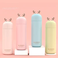 cute animal stainless steel thermos bottle antlers creative student outdoor sports bottle portable gift custom bottle