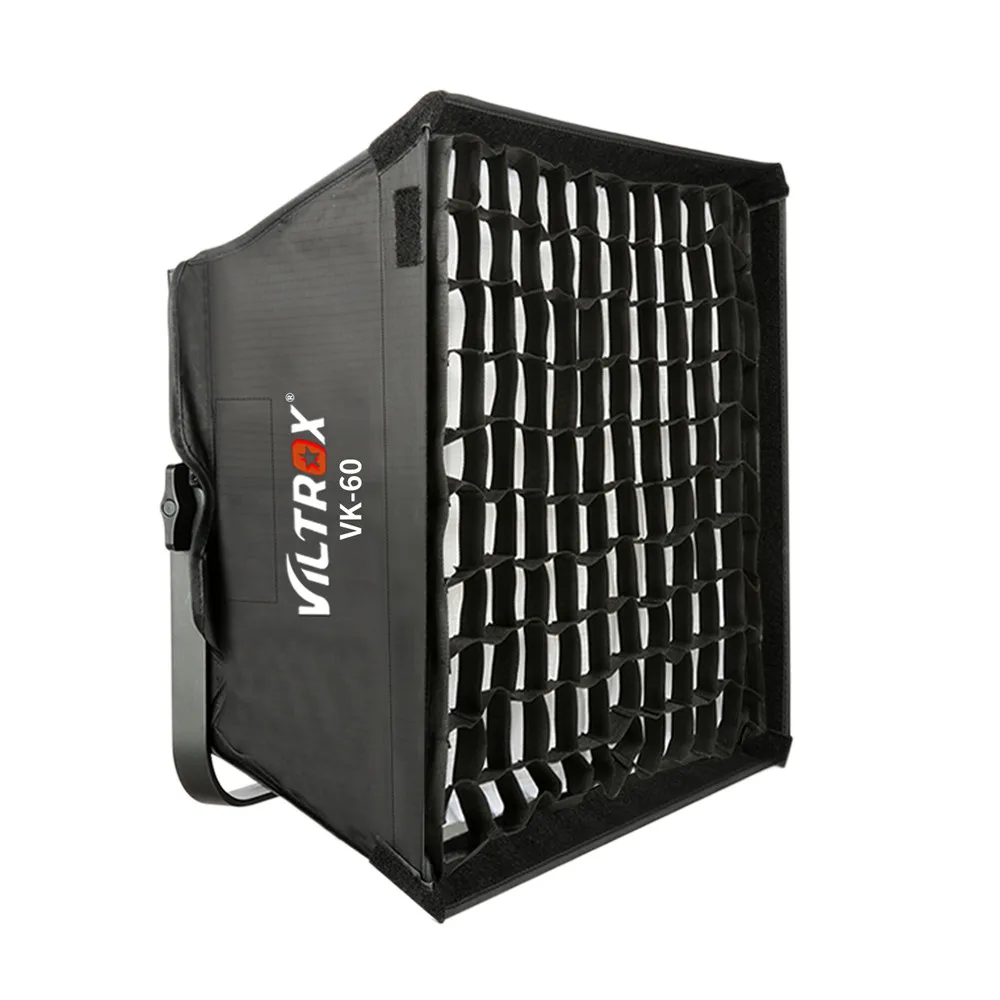 Viltrox VK-60 светодиодный вспышки для студийной фотосемки сложить открытый
