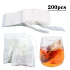 Чайные пакетики 50 шт.лот, пустой ароматизированный мешочек на шнурке, 5*7 см, инфузор со шнурком, запаянная фильтровальная бумага для травяного рассыпного чая