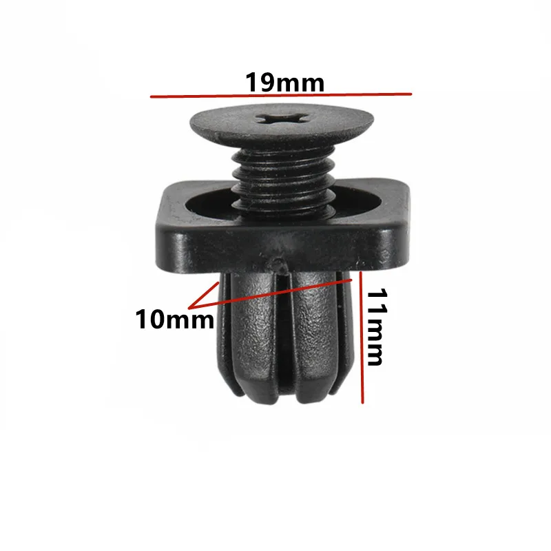 For Honda Accord CRV XRV City Vezel Spirior ELYSION Odyssey Fit Civic Engine Guard Splash Shield Cover 10mm Hole Fastener Clips |