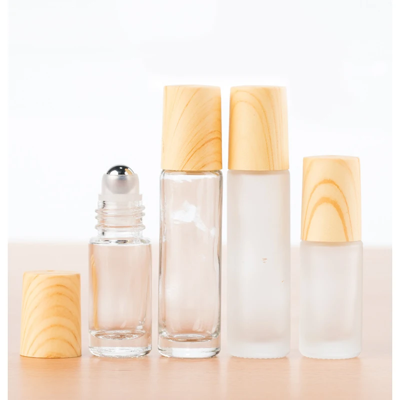 Матовые роликовые бутылки 5 мл 10 стеклянные флаконы для эфирного масла с шариками