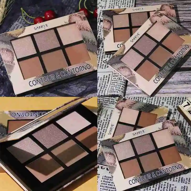 

High Quality Professional Makeup Cosmetics Face Concealer Contour Up iluminador Eyeshadow Powder Palette Make Highlighter Q3V6