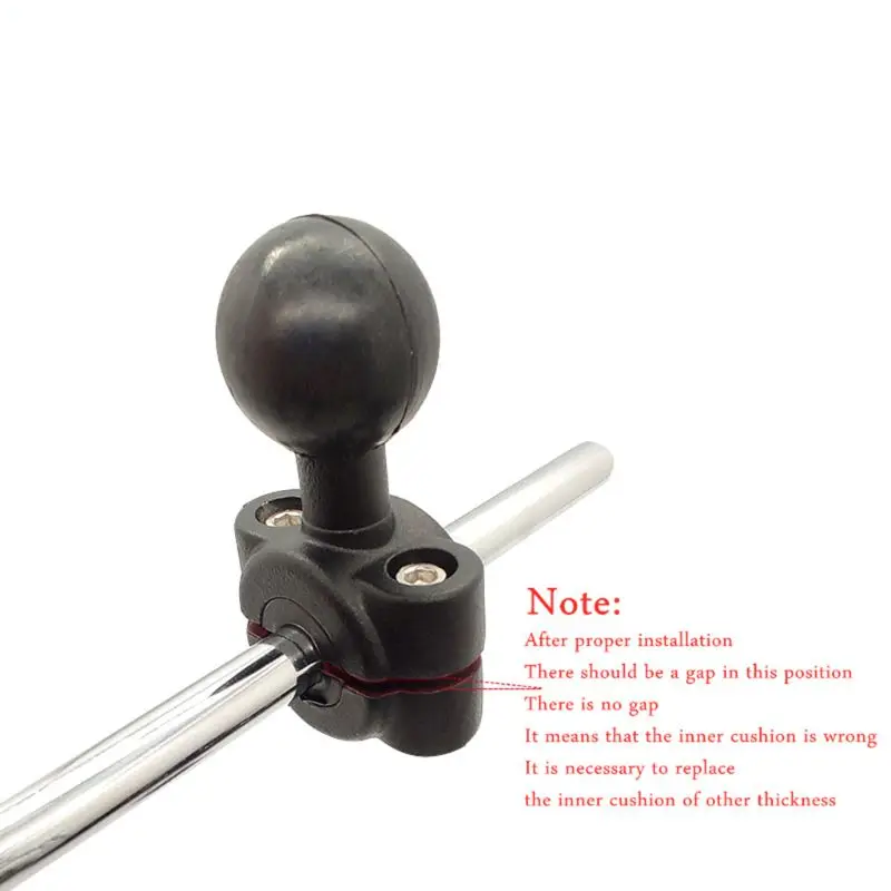

1''Inch Ball Car Motorcycle Scooter Rearview Stem Bar For Gar Min Gopro- Mount