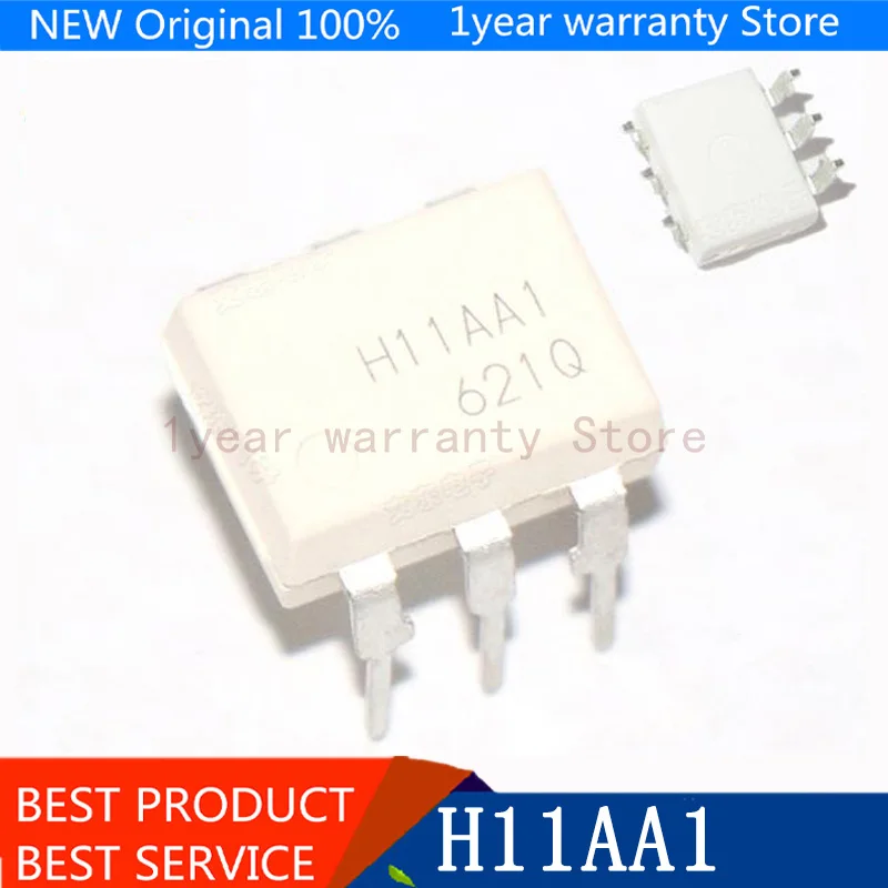 

10PCS H11AA1 DIP AC input transistor output mounting New Original