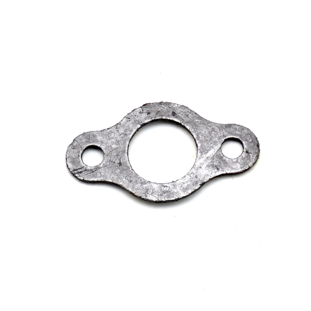 Хромированный глушитель банана выхлопная труба W/прокладка для 49cc 50cc 60cc 66cc 80cc